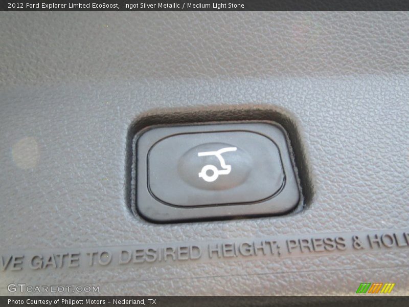 Ingot Silver Metallic / Medium Light Stone 2012 Ford Explorer Limited EcoBoost