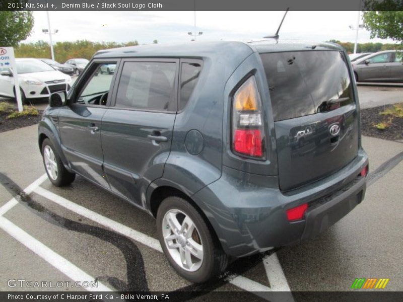 Denim Blue / Black Soul Logo Cloth 2011 Kia Soul +