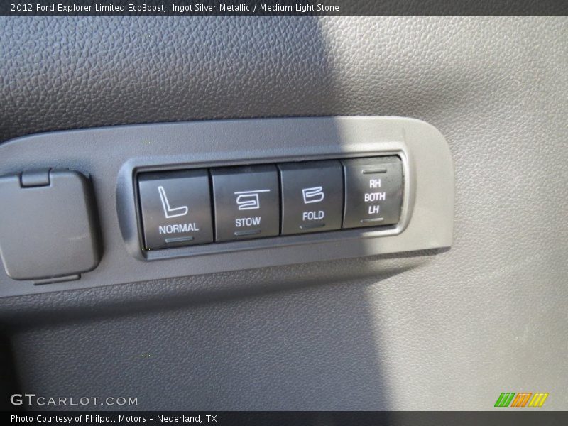 Ingot Silver Metallic / Medium Light Stone 2012 Ford Explorer Limited EcoBoost