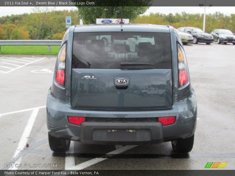 Denim Blue / Black Soul Logo Cloth 2011 Kia Soul +