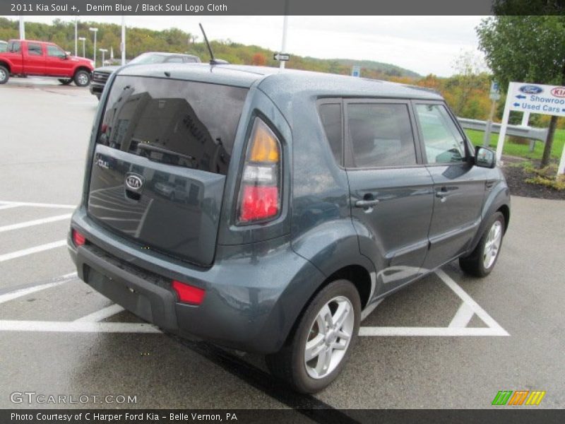 Denim Blue / Black Soul Logo Cloth 2011 Kia Soul +