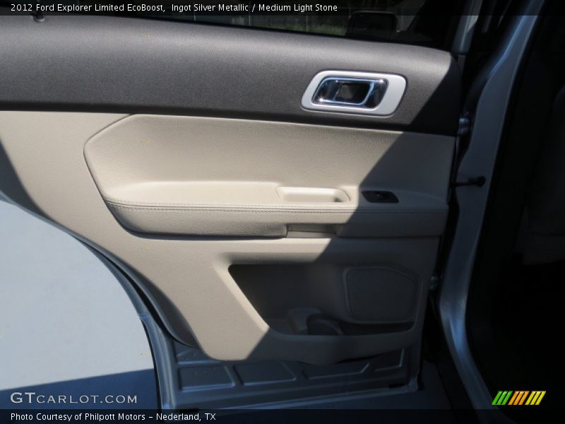Ingot Silver Metallic / Medium Light Stone 2012 Ford Explorer Limited EcoBoost
