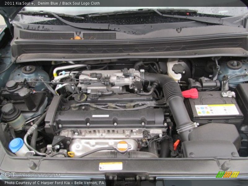 Denim Blue / Black Soul Logo Cloth 2011 Kia Soul +