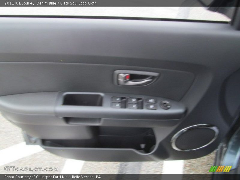 Denim Blue / Black Soul Logo Cloth 2011 Kia Soul +