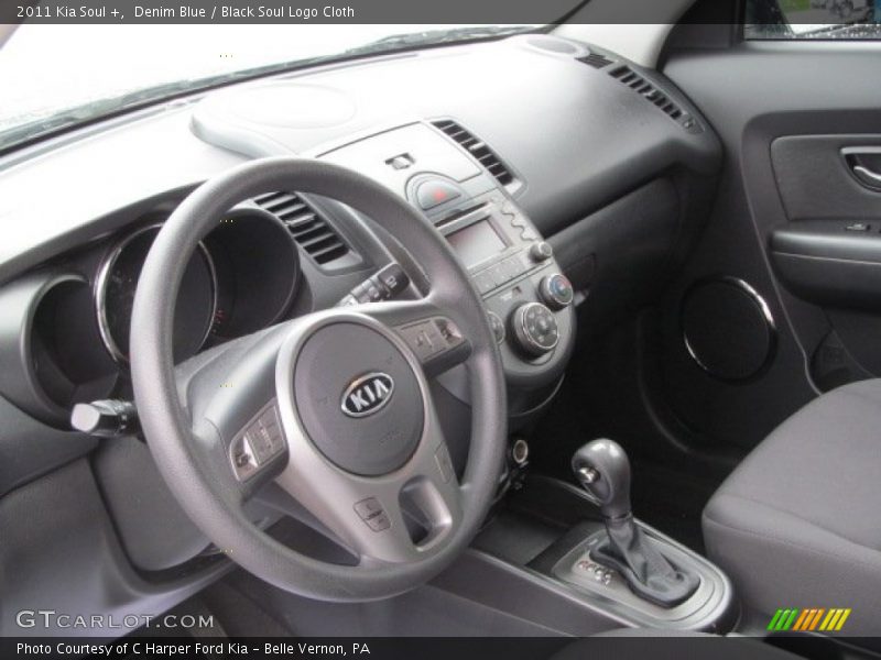 Denim Blue / Black Soul Logo Cloth 2011 Kia Soul +