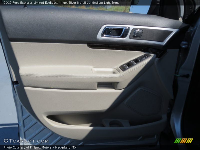 Ingot Silver Metallic / Medium Light Stone 2012 Ford Explorer Limited EcoBoost