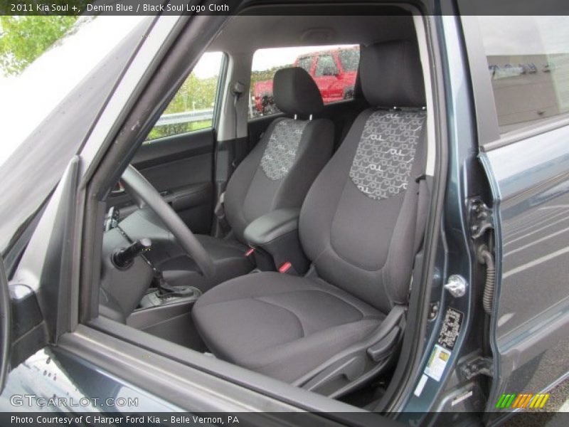Denim Blue / Black Soul Logo Cloth 2011 Kia Soul +