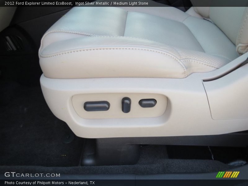 Ingot Silver Metallic / Medium Light Stone 2012 Ford Explorer Limited EcoBoost