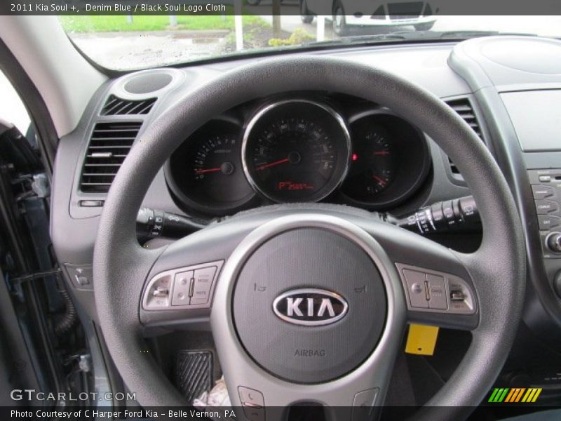Denim Blue / Black Soul Logo Cloth 2011 Kia Soul +