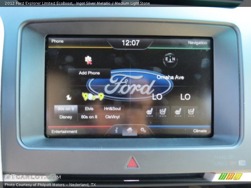 Ingot Silver Metallic / Medium Light Stone 2012 Ford Explorer Limited EcoBoost