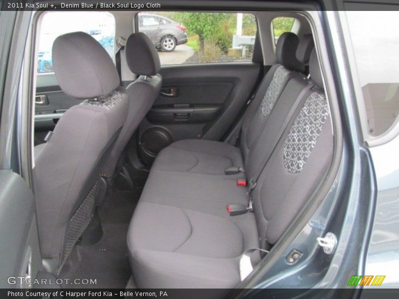 Denim Blue / Black Soul Logo Cloth 2011 Kia Soul +