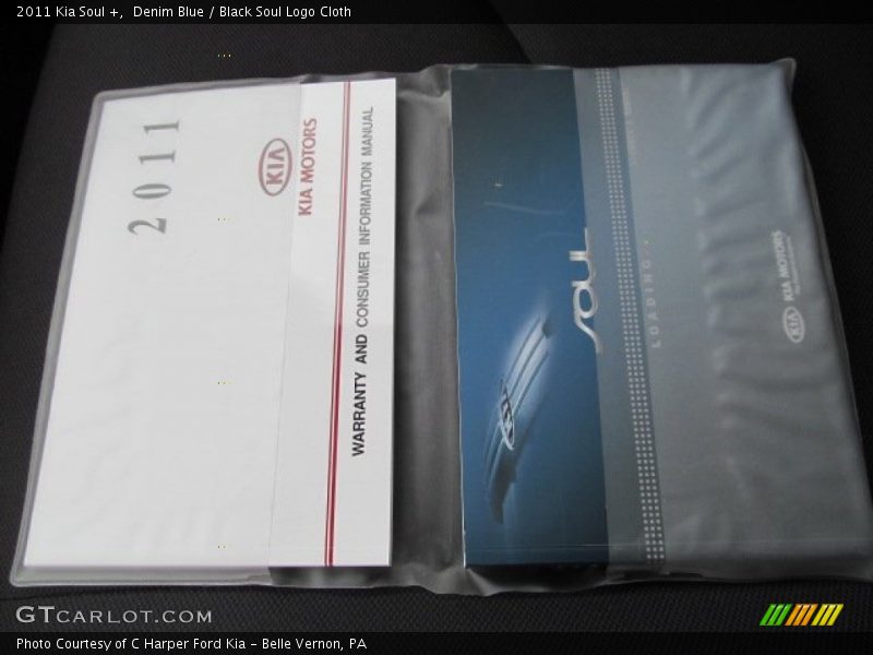 Denim Blue / Black Soul Logo Cloth 2011 Kia Soul +