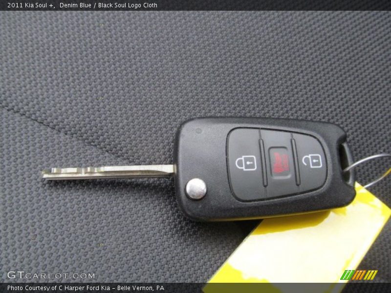 Denim Blue / Black Soul Logo Cloth 2011 Kia Soul +
