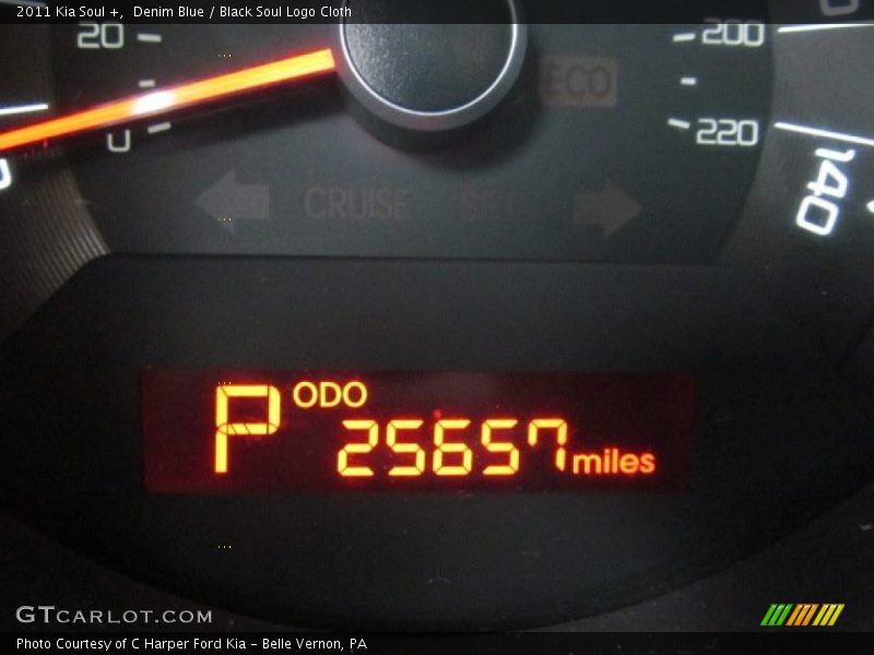 Denim Blue / Black Soul Logo Cloth 2011 Kia Soul +