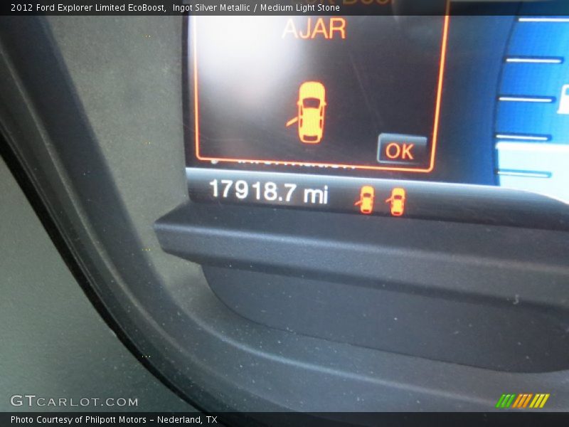Ingot Silver Metallic / Medium Light Stone 2012 Ford Explorer Limited EcoBoost