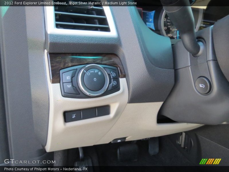 Ingot Silver Metallic / Medium Light Stone 2012 Ford Explorer Limited EcoBoost