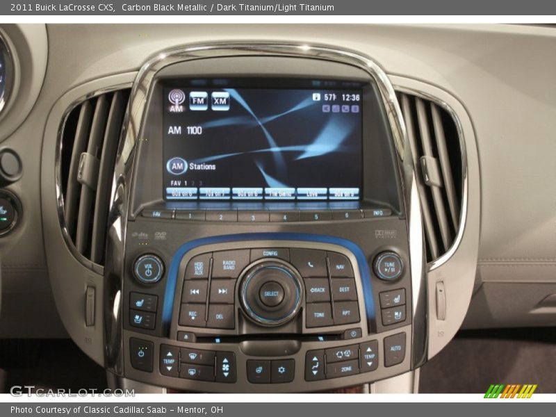 Carbon Black Metallic / Dark Titanium/Light Titanium 2011 Buick LaCrosse CXS