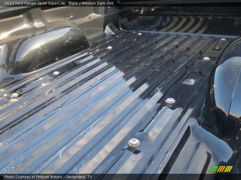 Black / Medium Dark Flint 2011 Ford Ranger Sport SuperCab