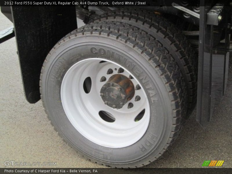  2012 F550 Super Duty XL Regular Cab 4x4 Dump Truck Wheel