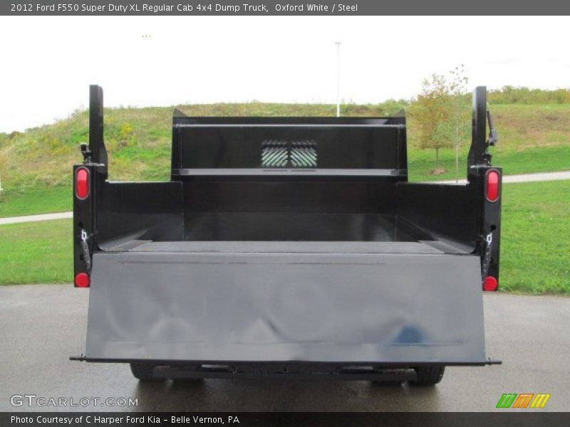 Oxford White / Steel 2012 Ford F550 Super Duty XL Regular Cab 4x4 Dump Truck