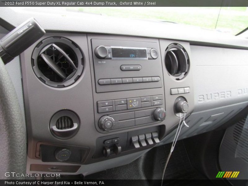 Controls of 2012 F550 Super Duty XL Regular Cab 4x4 Dump Truck