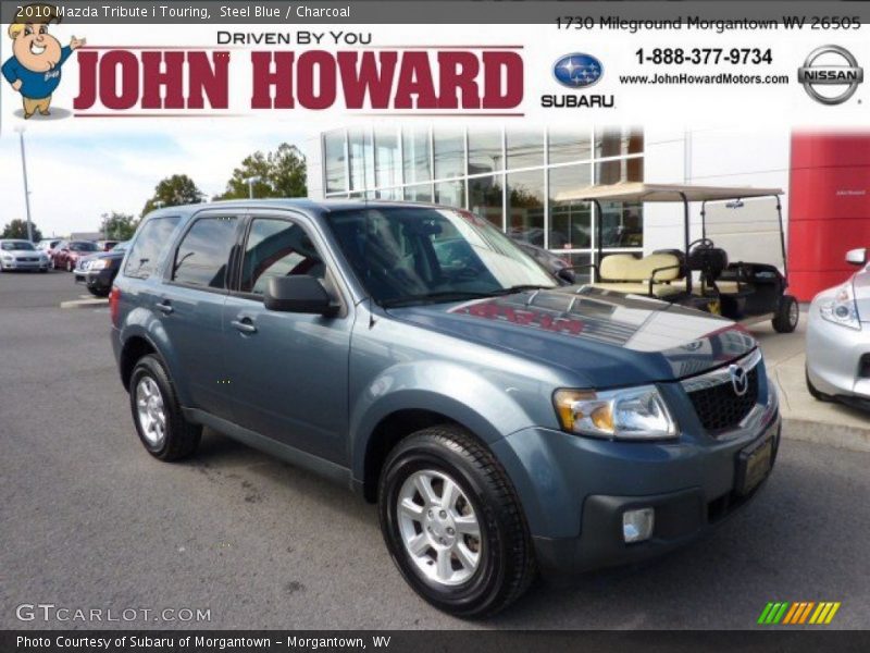 Steel Blue / Charcoal 2010 Mazda Tribute i Touring