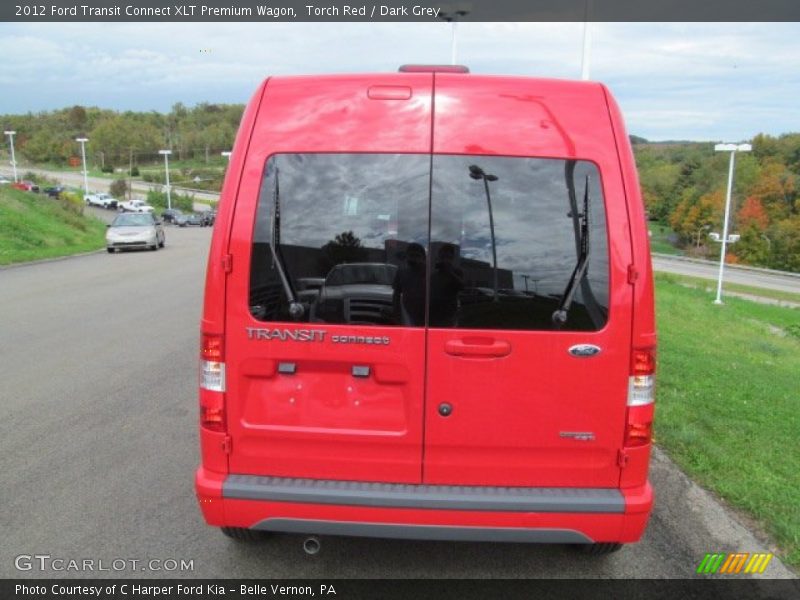 Torch Red / Dark Grey 2012 Ford Transit Connect XLT Premium Wagon