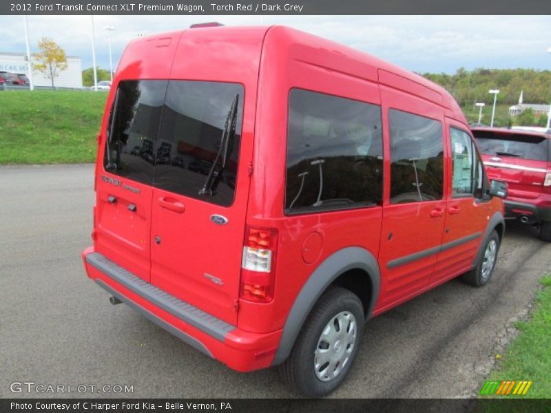 Torch Red / Dark Grey 2012 Ford Transit Connect XLT Premium Wagon