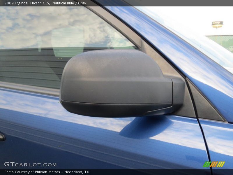 Nautical Blue / Gray 2009 Hyundai Tucson GLS