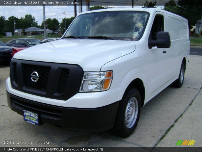 Blizzard White / Charcoal 2012 Nissan NV 1500 S