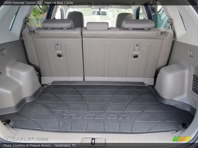 Nautical Blue / Gray 2009 Hyundai Tucson GLS