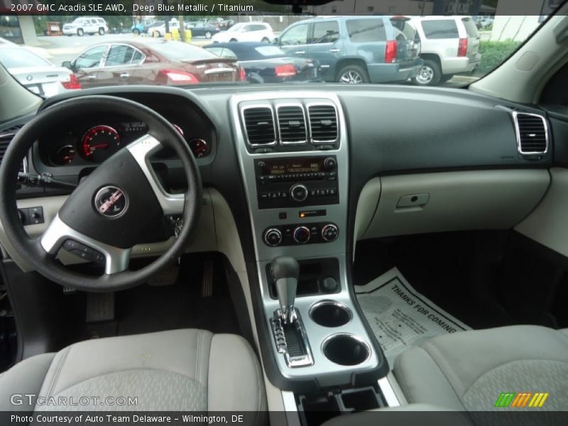 Deep Blue Metallic / Titanium 2007 GMC Acadia SLE AWD