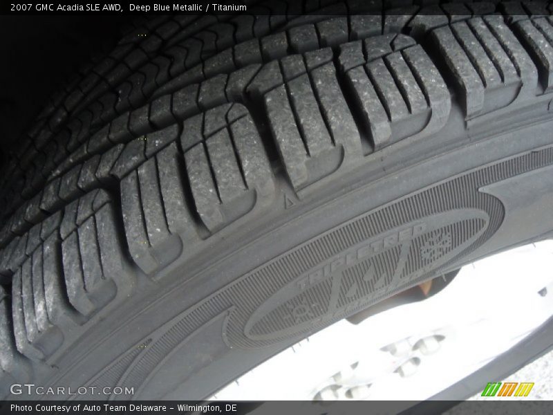Deep Blue Metallic / Titanium 2007 GMC Acadia SLE AWD
