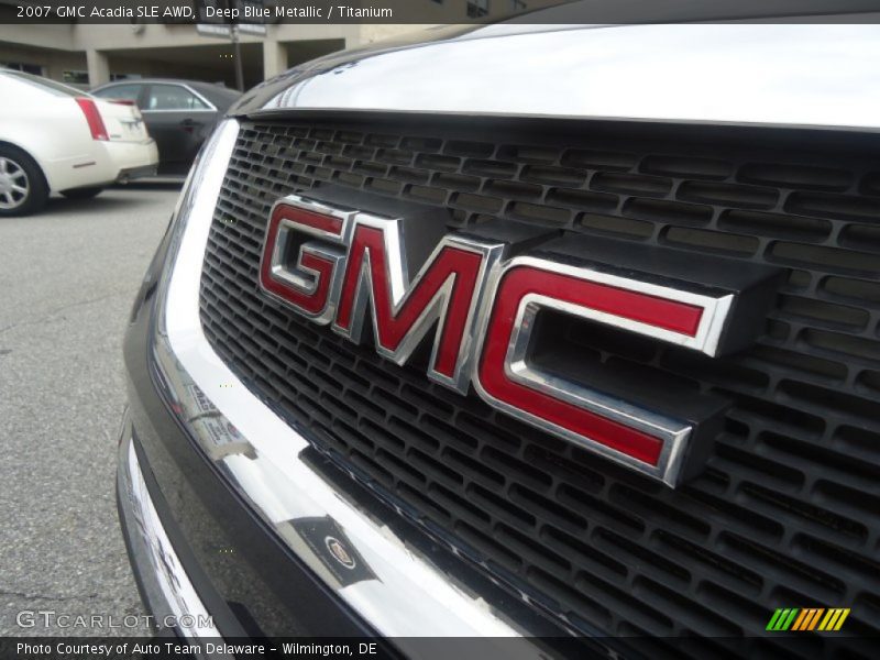 Deep Blue Metallic / Titanium 2007 GMC Acadia SLE AWD