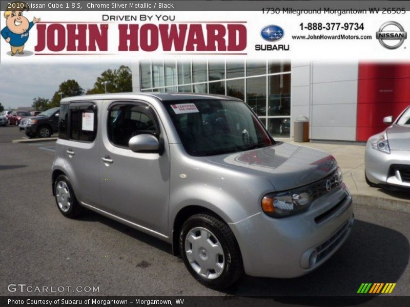 Chrome Silver Metallic / Black 2010 Nissan Cube 1.8 S