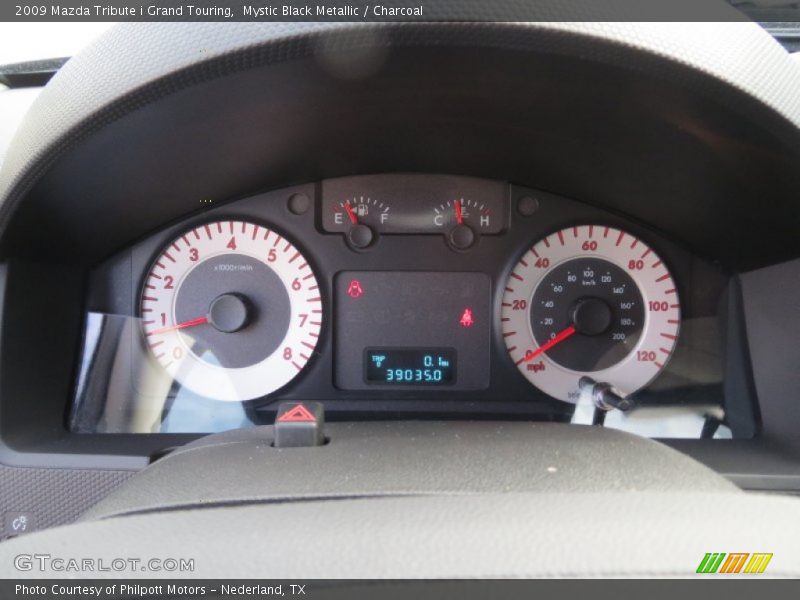 Mystic Black Metallic / Charcoal 2009 Mazda Tribute i Grand Touring