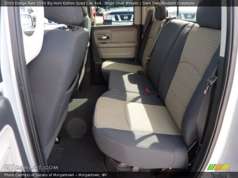 Bright Silver Metallic / Dark Slate/Medium Graystone 2009 Dodge Ram 1500 Big Horn Edition Quad Cab 4x4