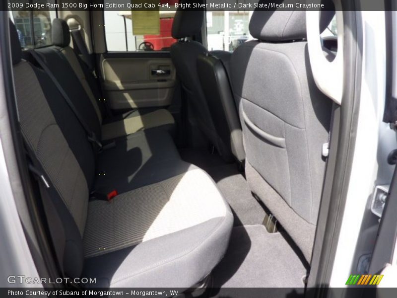 Bright Silver Metallic / Dark Slate/Medium Graystone 2009 Dodge Ram 1500 Big Horn Edition Quad Cab 4x4