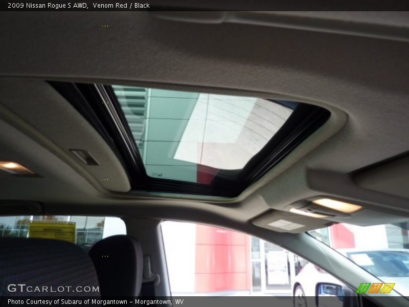 Venom Red / Black 2009 Nissan Rogue S AWD