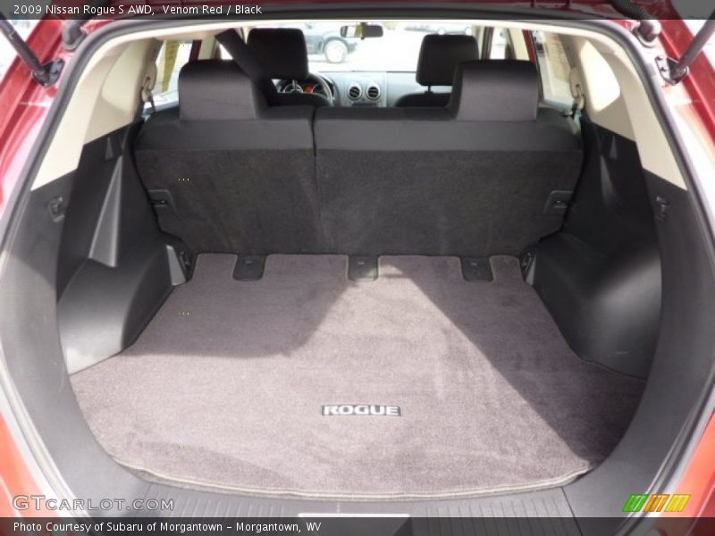 Venom Red / Black 2009 Nissan Rogue S AWD