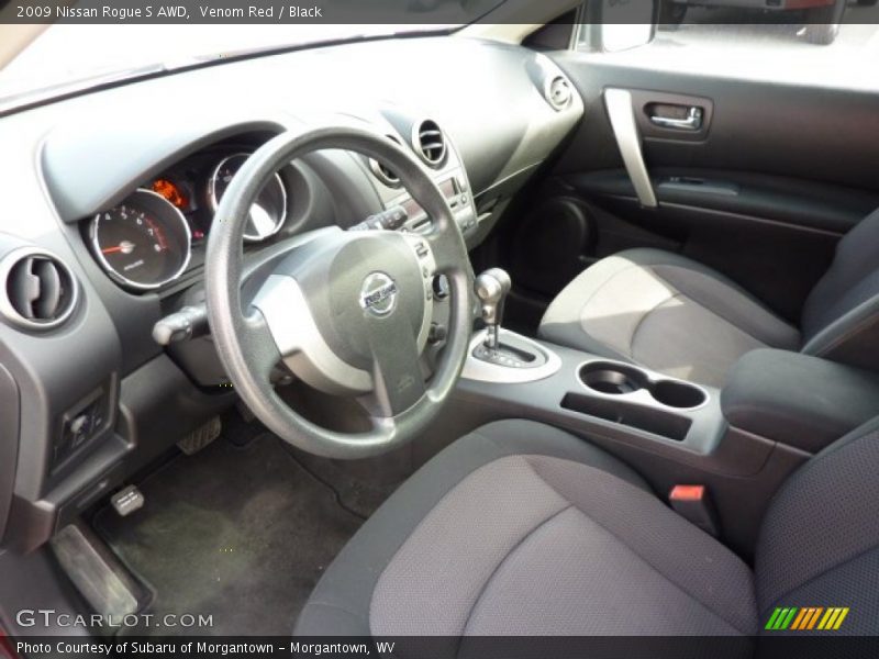 Venom Red / Black 2009 Nissan Rogue S AWD