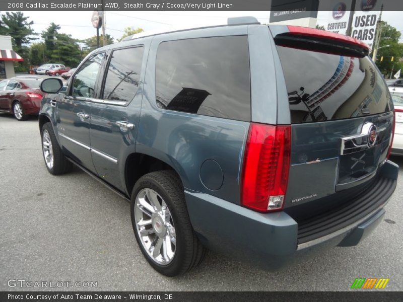  2008 Escalade Platinum AWD Stealth Gray