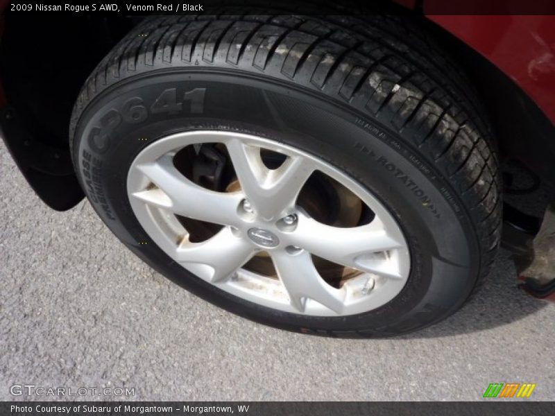 Venom Red / Black 2009 Nissan Rogue S AWD