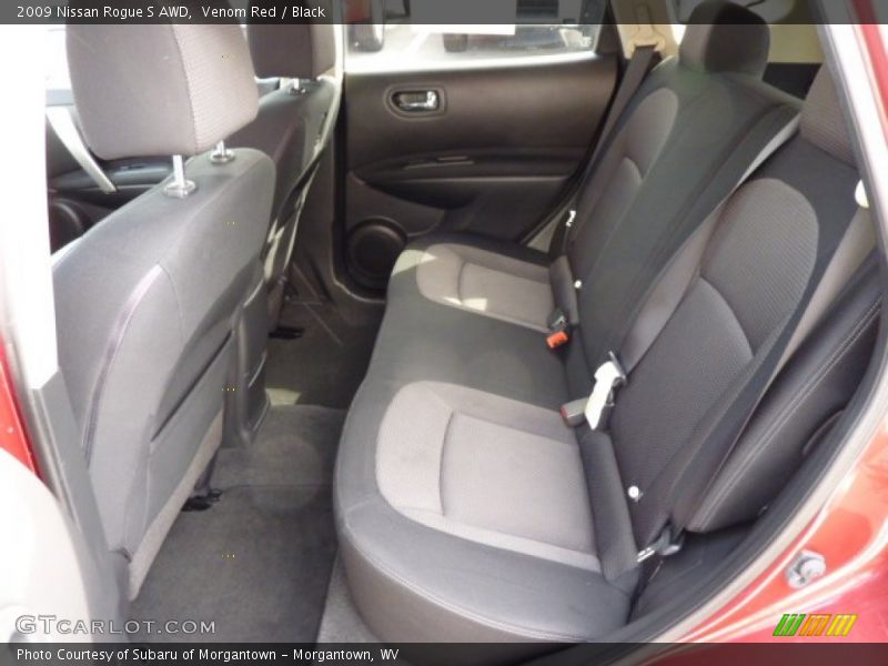 Venom Red / Black 2009 Nissan Rogue S AWD
