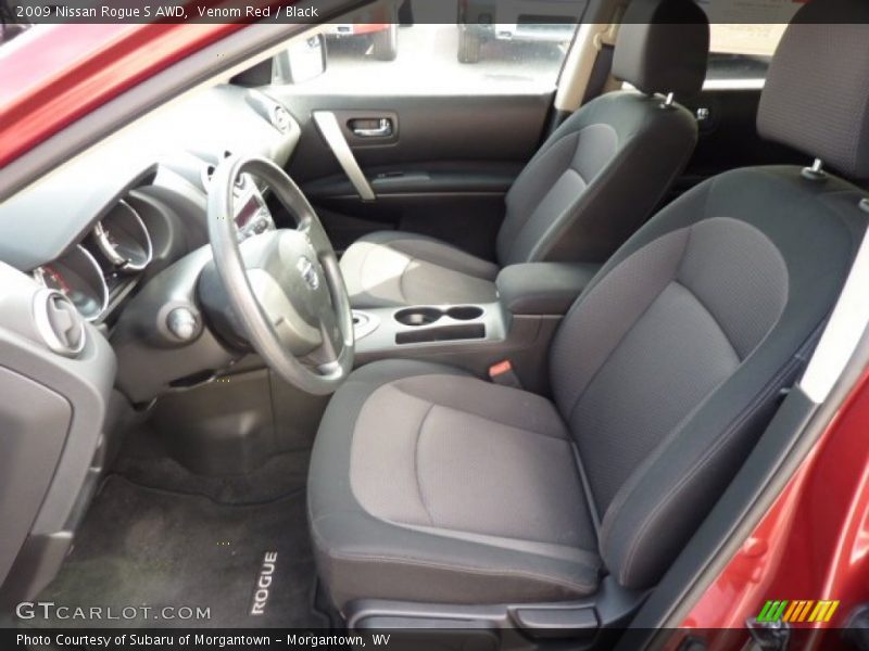 Venom Red / Black 2009 Nissan Rogue S AWD
