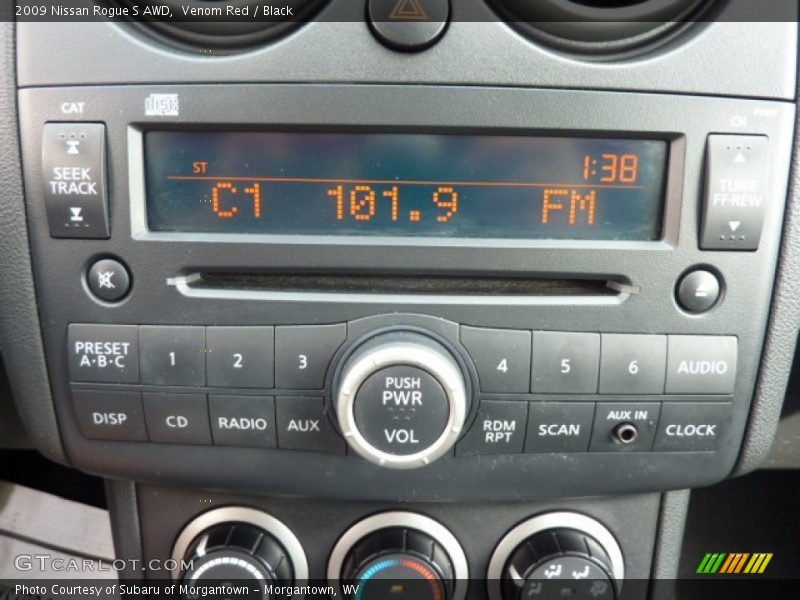 Venom Red / Black 2009 Nissan Rogue S AWD