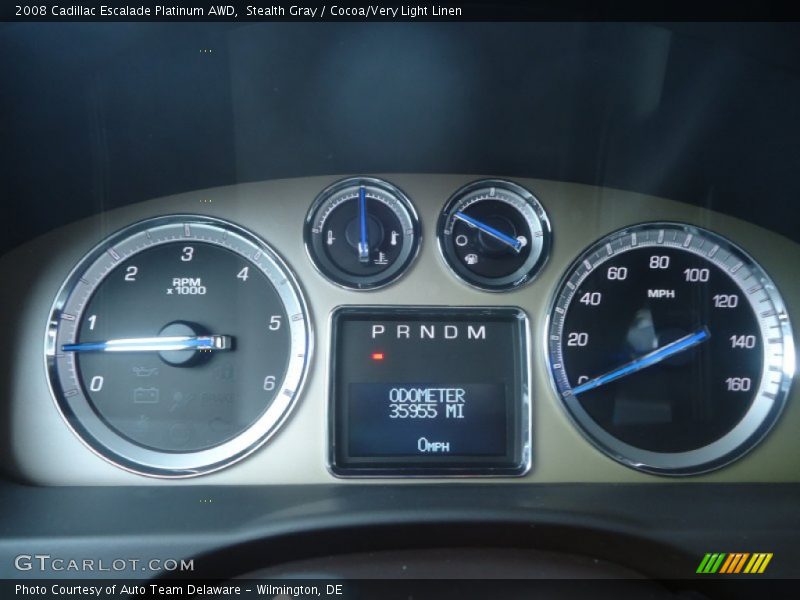  2008 Escalade Platinum AWD Platinum AWD Gauges