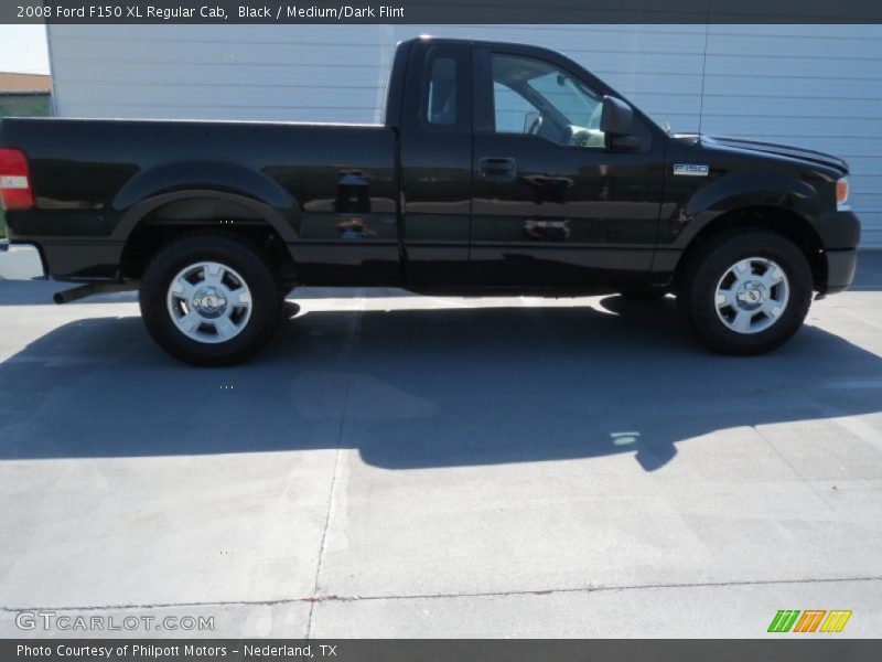 Black / Medium/Dark Flint 2008 Ford F150 XL Regular Cab