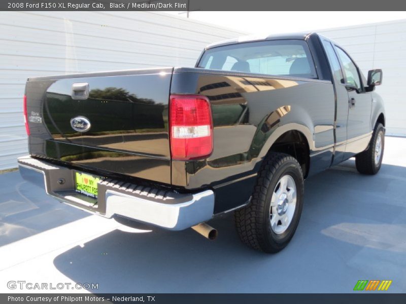 Black / Medium/Dark Flint 2008 Ford F150 XL Regular Cab