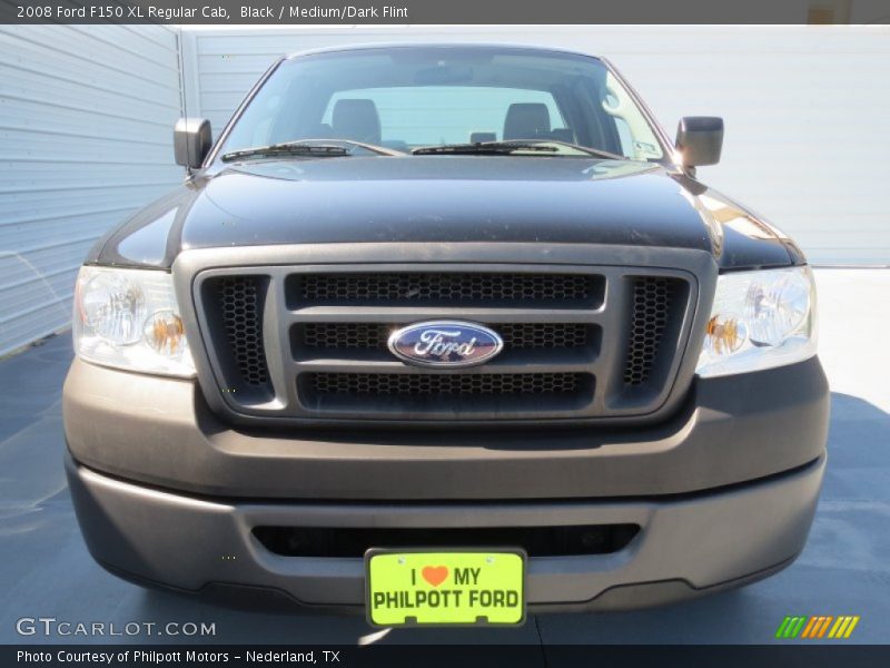 Black / Medium/Dark Flint 2008 Ford F150 XL Regular Cab
